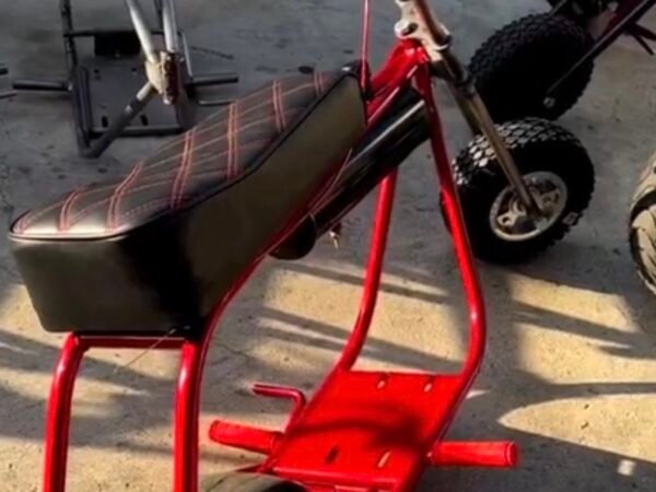 Volts Roller red finishing & black 1gallon gas tank