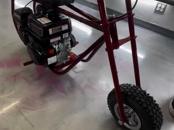 Volts Candy Red Stock Minibike – 50+ MPH Edition